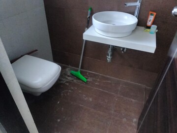 Bathroom in 3 BHK Apartment at Harmony Sky Suites, Ghodbunder Road – for Rent