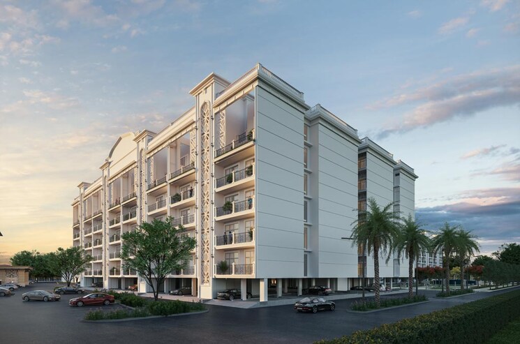 Exterior View, uchdpl-veridia-oakwood-enclave 4 Bedroom 2385 Sq.Ft. Apartment In Wave City Ghaziabad 8956816