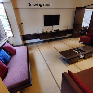 Living Room in 4 BHK Villa at Prahlad Nagar – for Sale