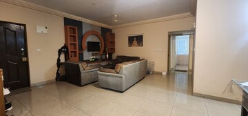 Living Room in 2.5 BHK Apartment at Godrej Woodsman Estate, Hebbal – for Rent