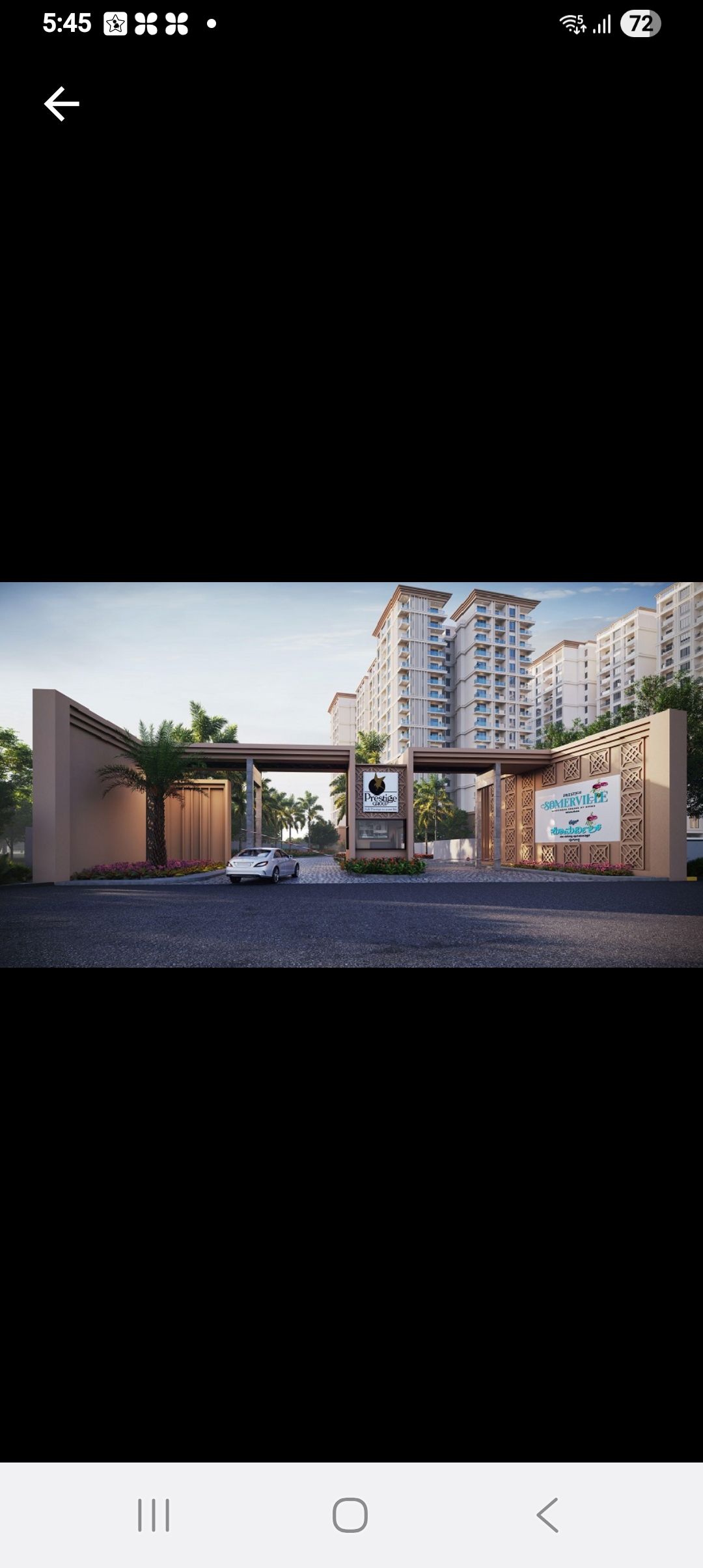 3.5 BHK + Extra Room Apartment For Sale in Prestige Somerville