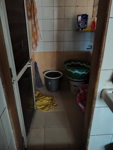 Washroom in 1 BHK Apartment at Agarwal Nagri, Vasai East – for Rent