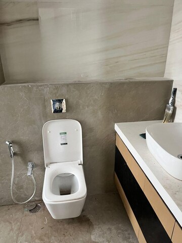 Bathroom in 3 BHK Apartment at Rohan Lifescapes Aquino, Prabhadevi – for Rent