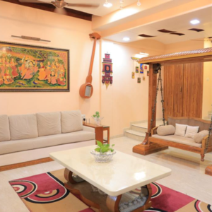 Living Room in 5 BHK Independent House at Cbd Belapur Sector 8 – for Sale