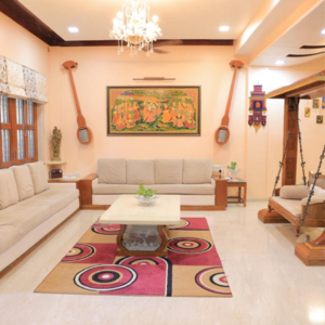 Living Room in 5 BHK Independent House at Cbd Belapur Sector 8 – for Sale