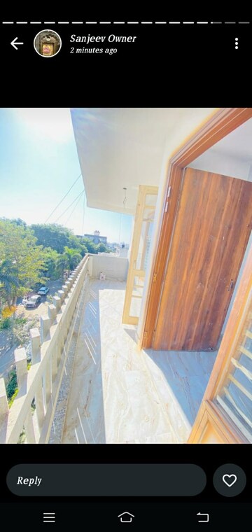 Balcony in 2 BHK Builder Floor at MDS Jai Shri, Sector 23 – for Rent