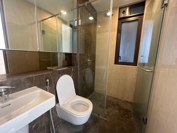 Bathroom in 3 BHK Apartment at Lodha The Park, Worli – for Rent