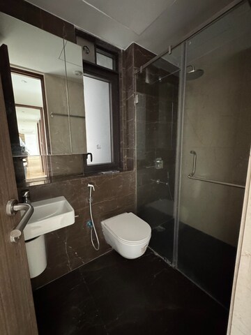 Bathroom in 3 BHK Apartment at Lodha The Park, Worli – for Rent