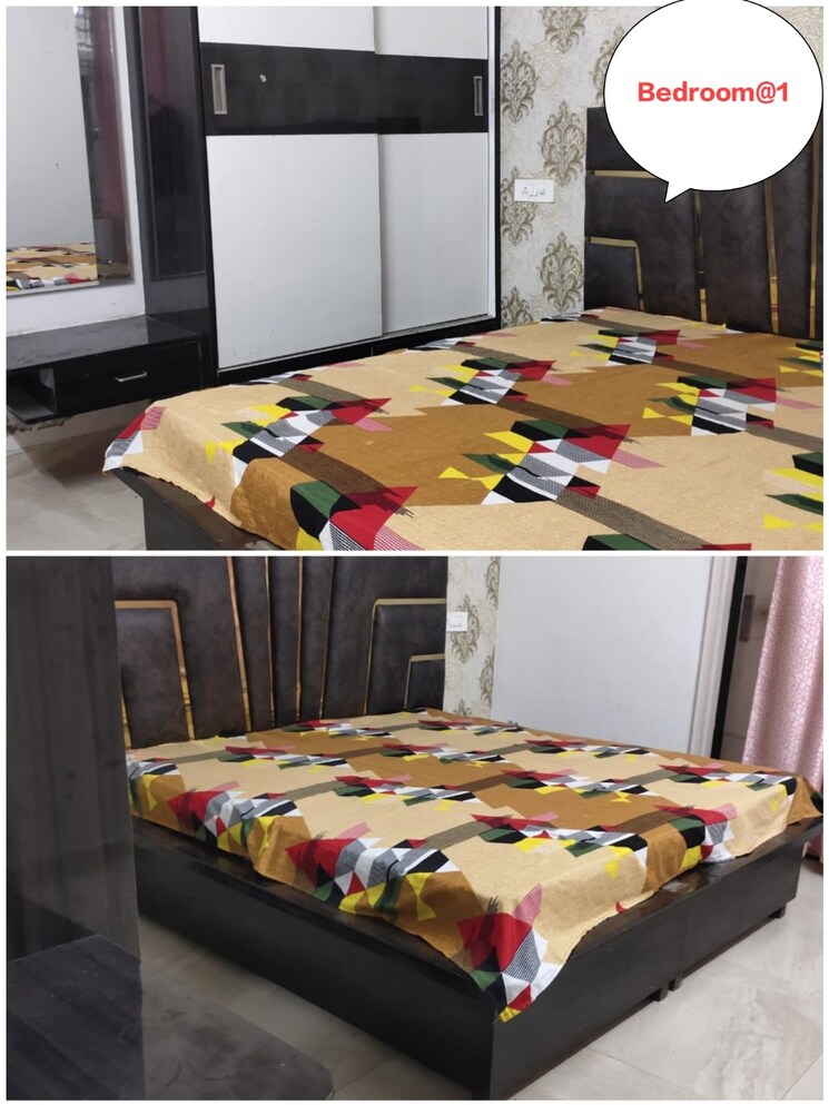 Bedroom, dhakoli 3 Bedroom 1000 Sq.Ft. Builder Floor In Dhakoli Zirakpur 8957098