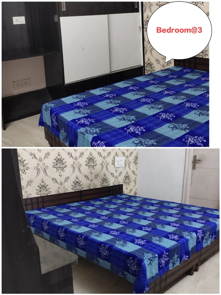 Bedroom, dhakoli 3 Bedroom 1000 Sq.Ft. Builder Floor In Dhakoli Zirakpur 8957098