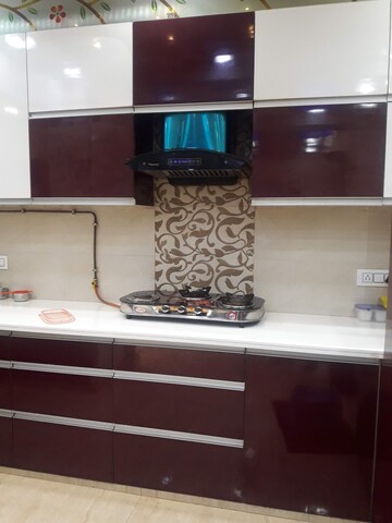 Kitchen in 3 BHK Apartment at Rohini Sector 14 – for Rent