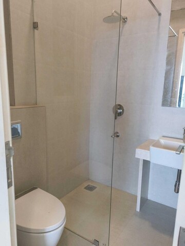 Bathroom in 3 BHK Apartment at Indiabulls Sky Forest, Lower Parel – for Rent