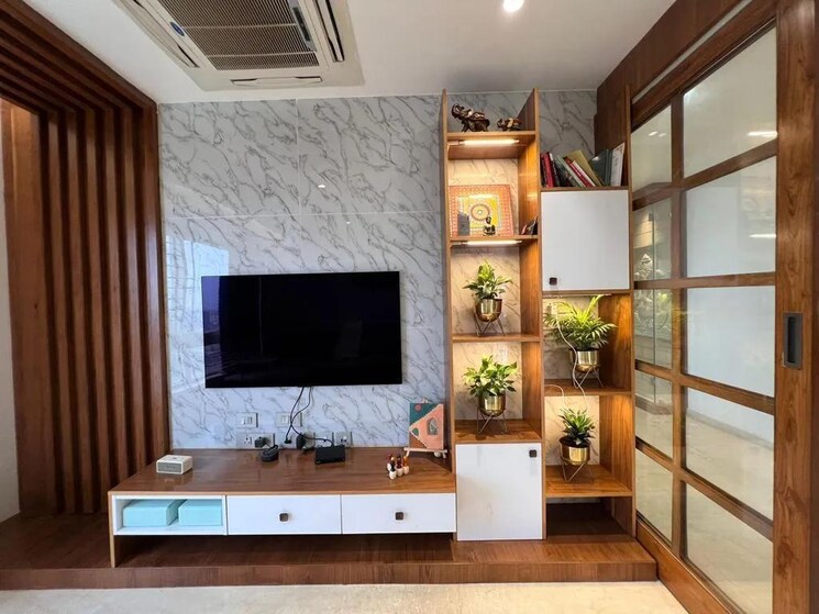 Living Room, my-home-bhooja 3 Bedroom 2595 Sq.Ft. Apartment In Hi Tech City Hyderabad 8957130