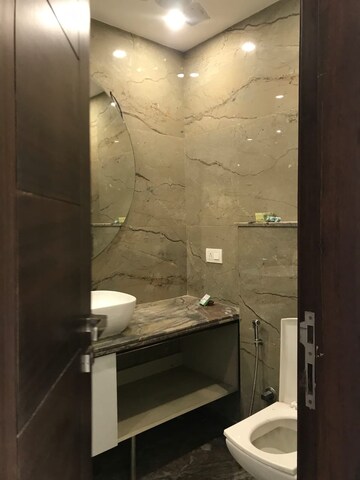 Bathroom in 4 BHK Builder Floor at Kailash Hills – for Rent