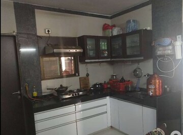 Kitchen in 3 BHK Apartment at Vip Road Vesu – for Sale