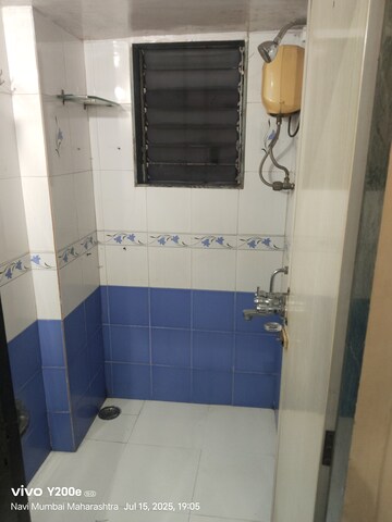Bathroom in 1 BHK Apartment at Vaishali Apartment Ghansoli, Ghansoli – for Rent