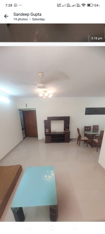 Living Room in 3 BHK Apartment at Goyal Lakshchandi Heights, Goregaon East – for Rent