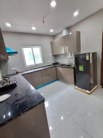 Kitchen in 4 BHK Builder Floor at Ansal Sushant Lok I, Sector 43 – for Rent