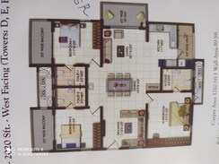 3 BHK + Pooja Room Apartment For Sale in Rajapushpa Provincia