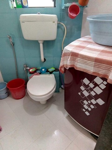Bathroom in 1 BHK Apartment at Miracle Flora, Bavdhan – for Rent