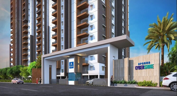 Exterior View, aparna-cyber-shine 3 Bedroom 1824 Sq.Ft. Apartment In Osman Nagar Hyderabad 8957397