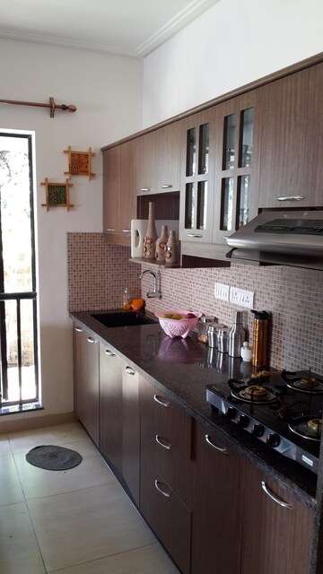 Kitchen in 1 BHK Apartment at Siolim – for Rent
