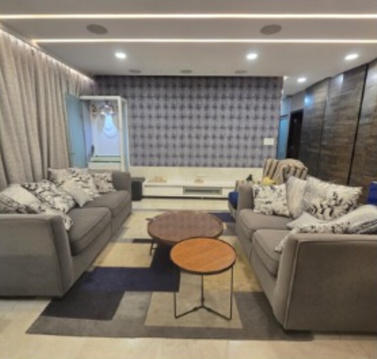 Living Room, oberoi-realty-esquire 3 Bedroom 1366 Sq.Ft. Apartment In Goregaon East Mumbai 8957431