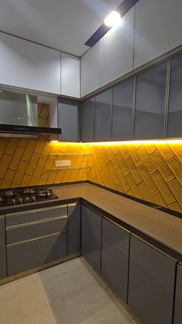 Kitchen in 3 BHK Apartment at Oberoi Realty Esquire, Goregaon East – for Rent