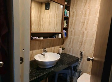 Bathroom in 2 BHK Apartment at Lodha Crown Quality Homes, Majiwada – for Rent