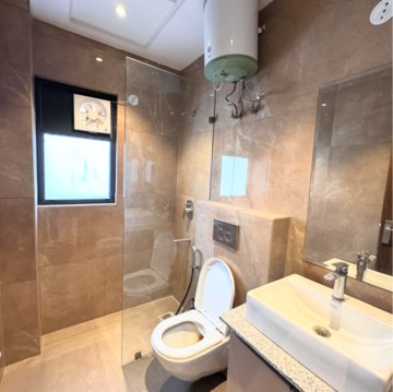 Bathroom in 3 BHK Apartment at Malad West – for Sale