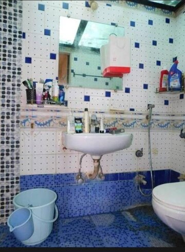 Bathroom in 3 BHK Apartment at Vikash Complex CHS, Uthalsar – for Sale