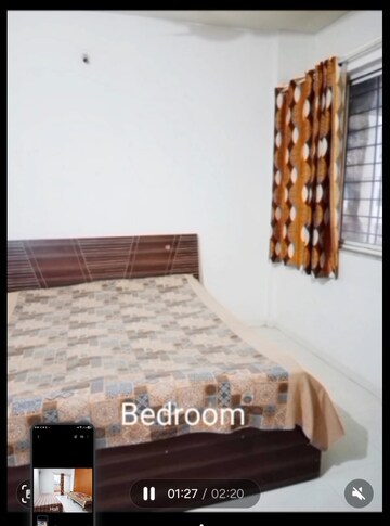 Bedroom in 1 BHK Apartment at Greenfield Society, Hadapsar – for Sale