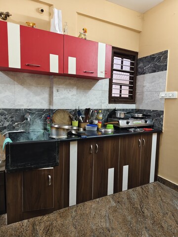 Kitchen in 1 RK Apartment at Halasuru – for Rent