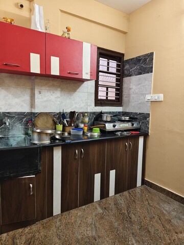 Kitchen in 1 RK Apartment at Halasuru – for Rent