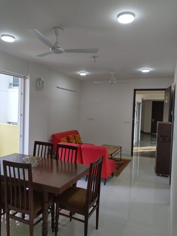 Living Room in 3 BHK Apartment at South City – for Rent