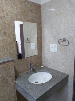 Bathroom in 3 BHK Apartment at South City – for Rent