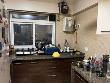 Kitchen in 2 BHK Apartment at Srishti Harmony 3 Phase 1, Andheri East – for Rent
