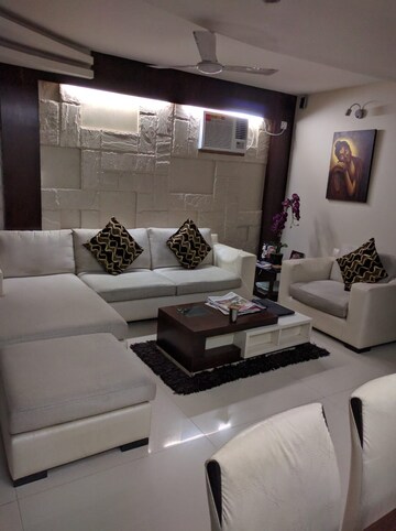 Living Room in 3 BHK Apartment at Sea Breeze Building Juhu, Juhu – for Sale