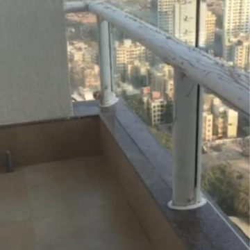 Balcony in 2 BHK Apartment at Omkar Alta Monte, Laxman Nagar – for Sale