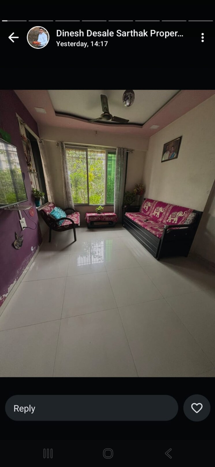 Living Room, sarovar-darshan 1 Bedroom 470 Sq.Ft. Apartment In Panch Pakhadi Thane 8957673