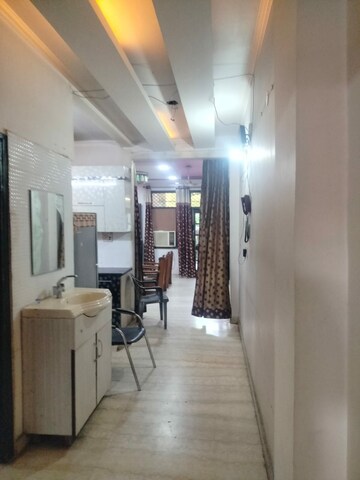 Living Room in 2.5 BHK Builder Floor at Ramesh Nagar – for Rent