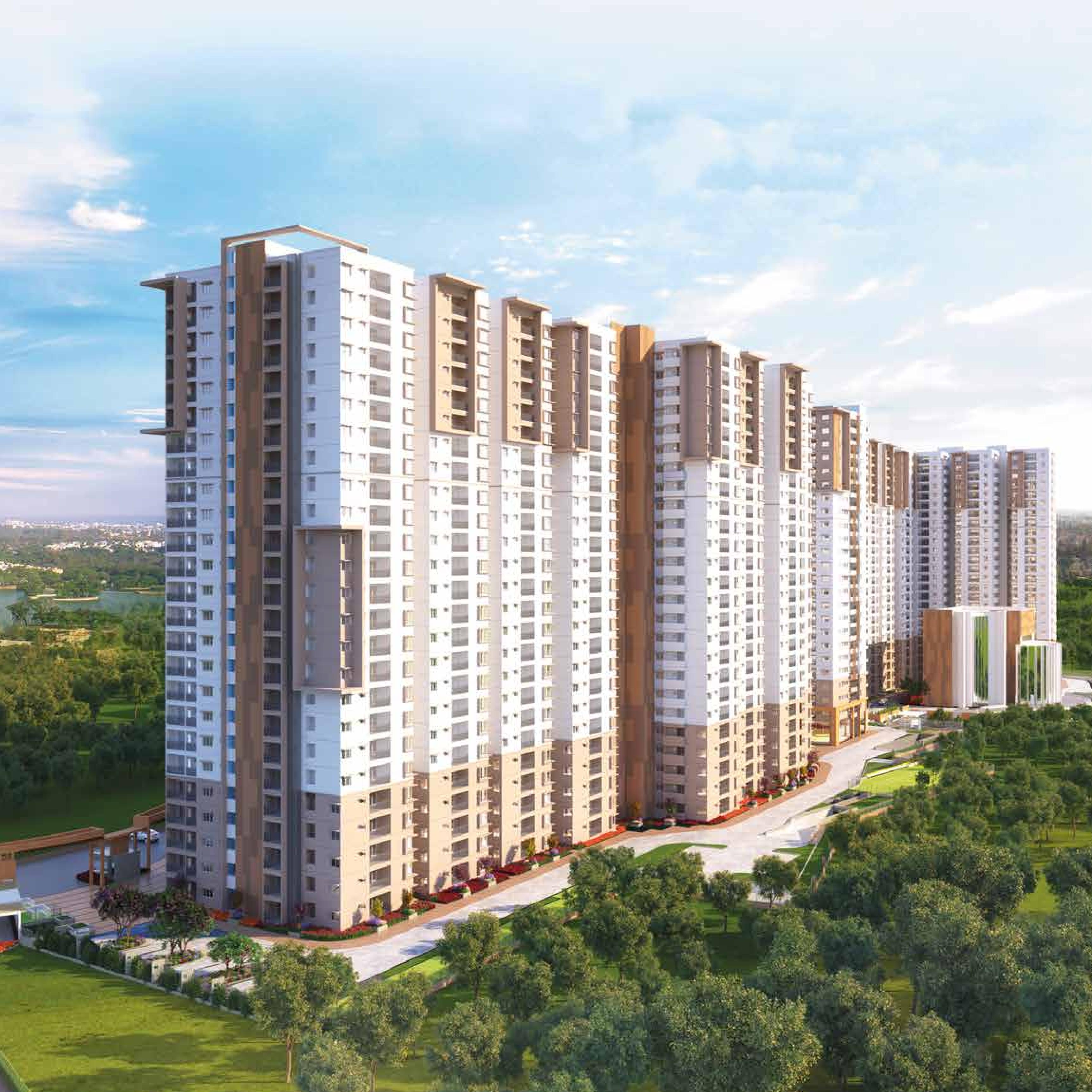 3 BHK + Pooja Room Apartment For Rent in Bollineni Bion