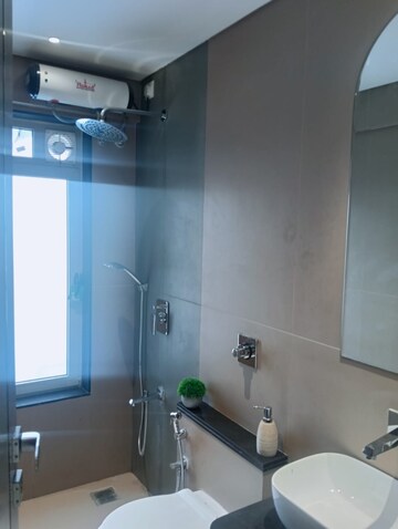 Bathroom in 2 BHK Apartment at N Rose Northern Hills, Dahisar East – for Rent