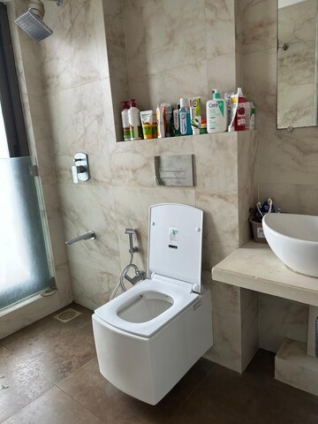 Bathroom in 3 BHK Apartment at Kanakia Silicon Valley, Powai – for Rent