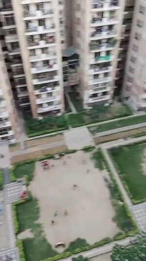 Staircase in 2.5 BHK Apartment at Nirala Aspire, Sector 16 Greater Noida – for Sale