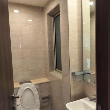 Bathroom in 1 BHK Apartment at Hiranandani Regent Hill, Powai – for Rent