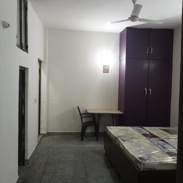 Bedroom in 1 RK Builder Floor at Krishna Apartments Adchini, Adchini – for Rent