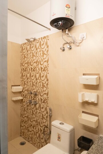 Bathroom in 1 BHK Apartment at Veera Safdarjung Enclave, Safdarjung Enclave – for Rent