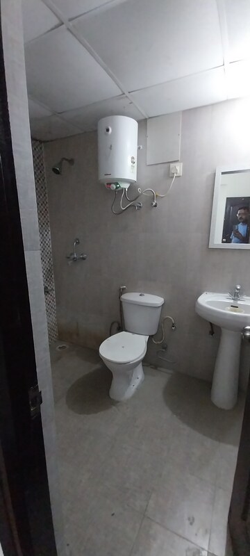 Bathroom in 3 BHK Apartment at Aditya City Apartments, Shahpur Bamheta – for Rent