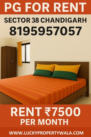 Bedroom in 1 BHK Builder Floor at Sector 38 – for Rent